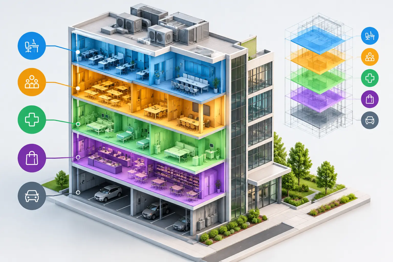 Classification des usages d’un bâtiment en BIM